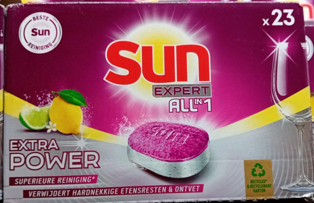 Sun Expert - All in 1 extra power Dishwash tablets - 23ea