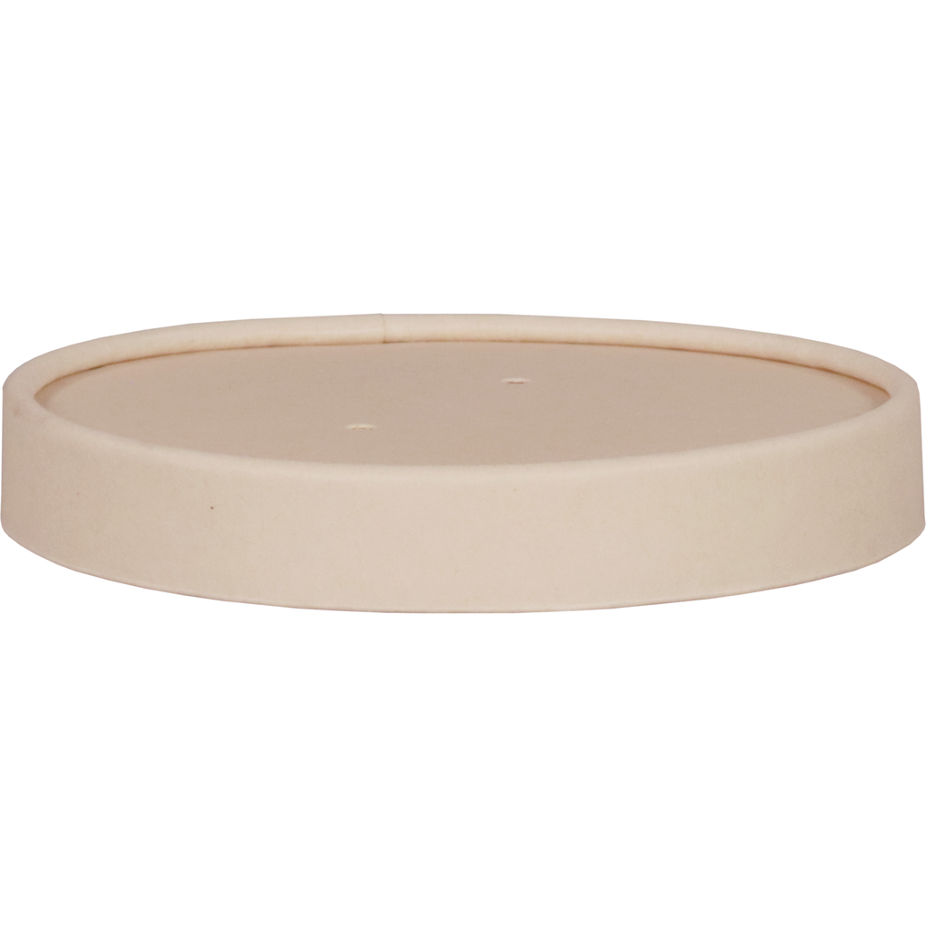 Deksel Soepbeker Bamboe Papier 97mm/16oz - 500 pcs (Bx=20x25st)