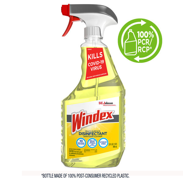 Windex Multi-Surface Disinfectant Sanitizer Cleaner 32oz (cs=8ea) #322369