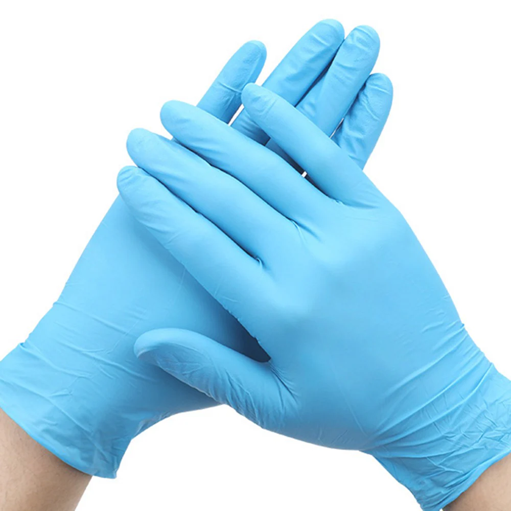 MOONI - NITRILE Exam Gloves PF BLUE - 100ea  