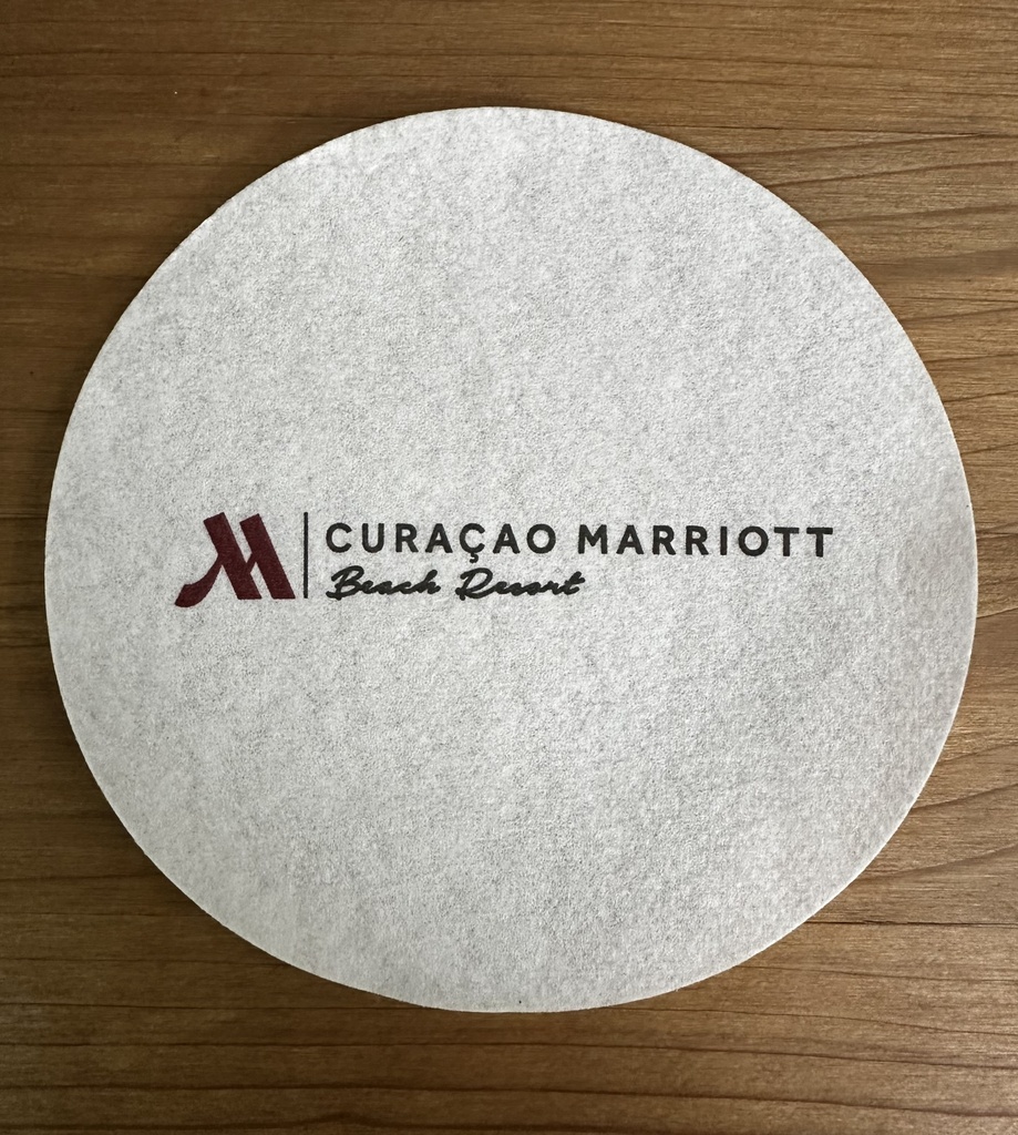 Curacao Marriott Custom Coaster 10K pieces