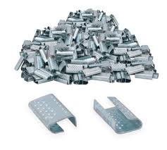 [S-827] Steel Strapping Metal Seals open 1/2"