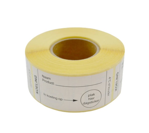 [549923] HACCP LABEL FS KOELING 35X75MM WASH OFF 