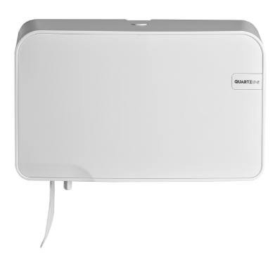 [42.441002] Quartz white Duo Toiletrol holder