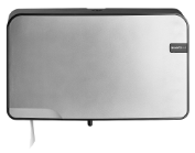 [42.441097] Quartz Silver Mini Dou Jumbo Toilet roll Holder