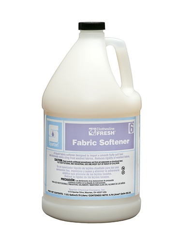 [700604] Spartan Clothesline Fresh  Fabric Softener 6  