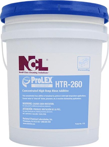[1123-21] NCL PROLEX HTR - 260 Concentrated High Temp Rinse Additive -5Gl