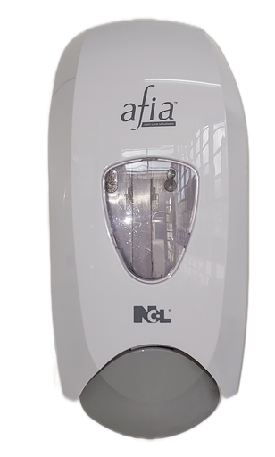 [4216] AFIA MANUAL FOAMING SOAP DISPENSER - WHITE  