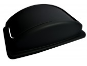 [1023-02BK] 23 Gallon Rectangular Garbage Can Lid with Swing Top