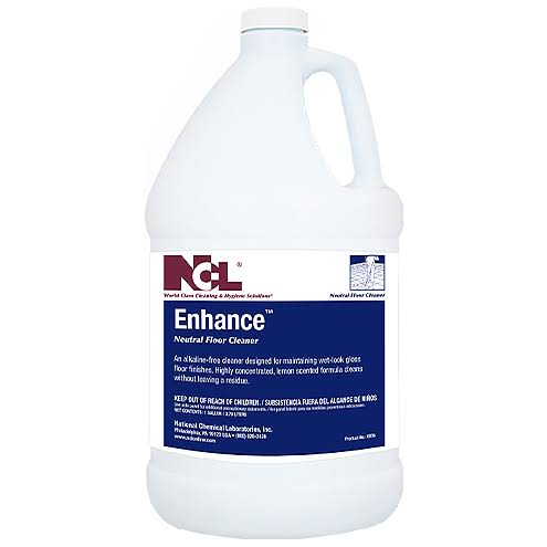 [0935-29] NCL ENHANCE - Neutral Floor Cleaner - low foam no rinse - lemon fragrance Gl (Cs=4Gl)
