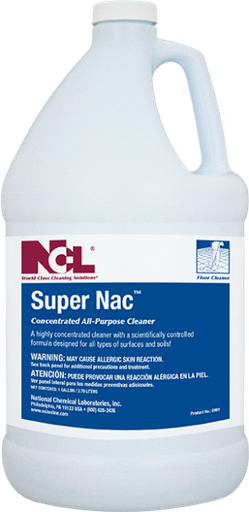 [0901-29] NCL SUPER NAC - Concentrated All Purpose Cleaner 1Gl (Cs=4Gl)
