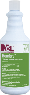 [1730] NCL HOMBRE - High Acid BOWL Cleaner - 32 oz (Cs=12Qt)