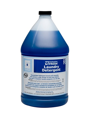 [700304] Spartan - ClothesLine Fresh Clean - Laundry Detergent Gl (Cs=4Gl)