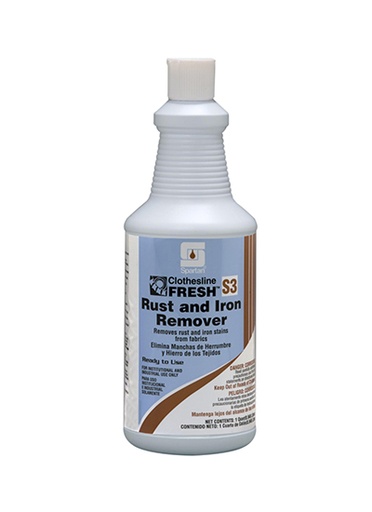 [7053 / 705303] Spartan Clothesline Fresh® Rust  and Iron Remover S3 Qt (Cs=12Qt)