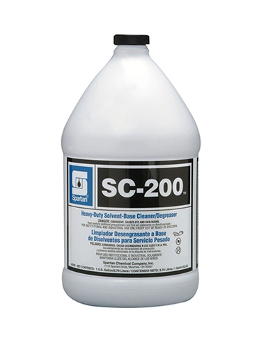 [220004. sc200. sc 200] Spartan Heavy Duty Degreaser SC-200 gallon (Cs=4x1 gallon)