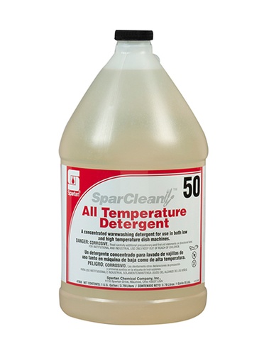 [765004] Spartan® SparClean® #50 All Temperature Detergent - Gallon (765004)