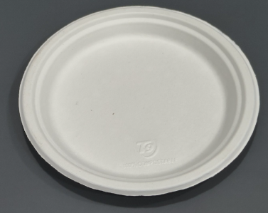 [6" plate] Sun Purple 6" Round Plate sugarcane - 50 pcs (Bx=20x50st) 