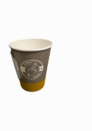 [phc08-sun purple] Paper Hot cup 8oz w/handle 50 pcs (Box=20 Pack) 