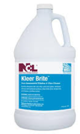 [1304-29] NCL KLEER BRITE - Non Ammoniated Window & Glass Cleaner - 1 gl 