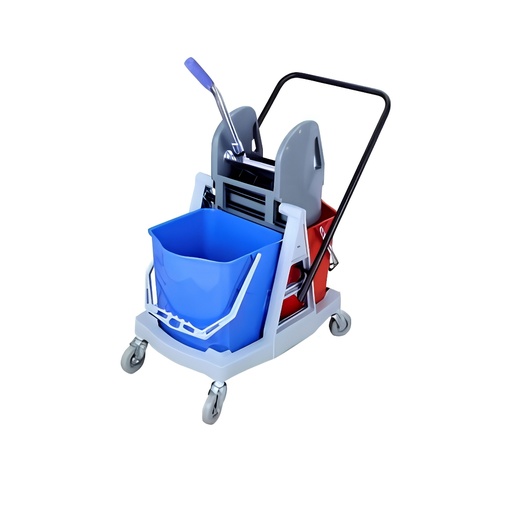[ES5213 easton] Cleaning cart - Double bucket design