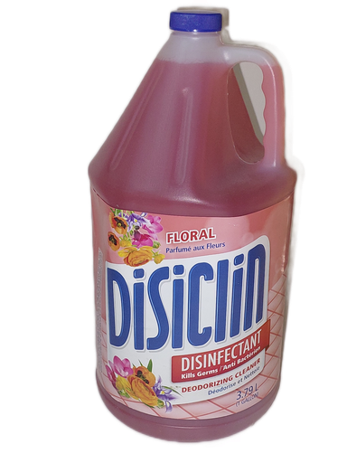 [20128] Disiclin FLORAL disinfectant & cleaner 1 Gall (cs=4gal)
