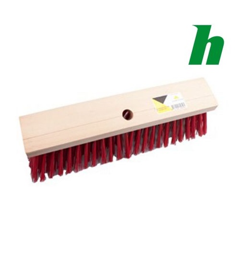 [5204050 - 350033] STRAATBEZEM COMTESSE HOUT 80 ROOD 41 CM FSC  