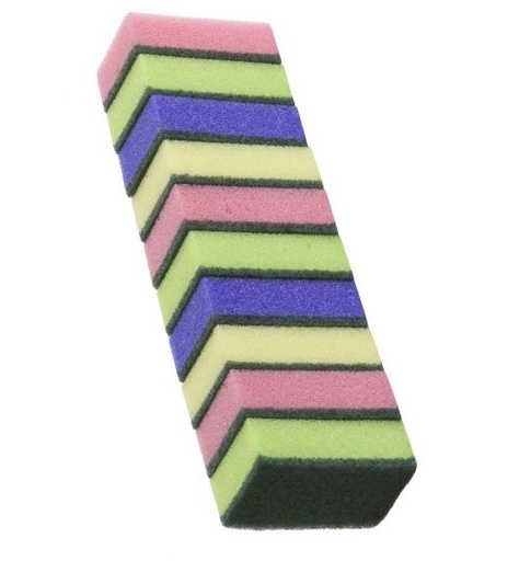 [105081 - 000661 multi spons] Multy 10 x schuursponsen 9x6x3cm
