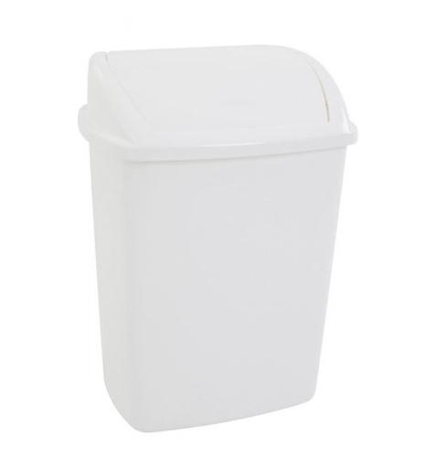 [62008427 / VB200842] Waste bin 26 liter Swing, white. 