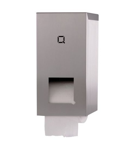 [6820] Toilet roll holder Vertical stainless steel matt ground