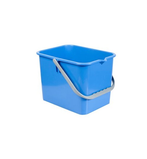 Italian 9-liter square bucket for use with cleaning trolley