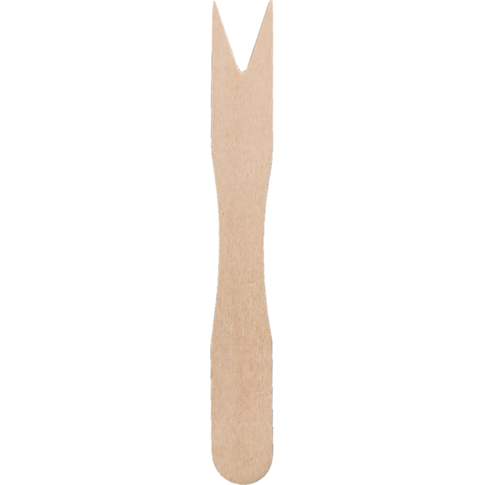 [600650] BIODORE FrietFork WOOD 80mm/ 2000Pcs (Bx=6x2000each)