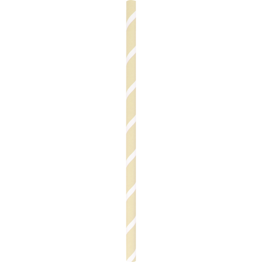 [600876] Drinkrietje Graspapier 200x6mm FSC/ 500Pcs (box=20x500st)