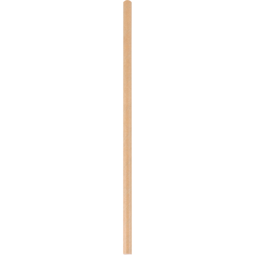 [601924] Milkshake Rietje Kraftpapier, 250mm - dia 8mm 100Pcs  (Bx=12x100each)