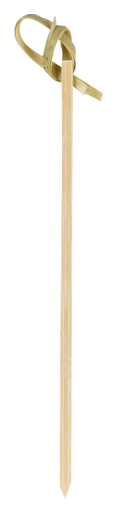 [600672] Biodore® Cocktail sticks, knot cocktail sticks, Bamboo, 100mm (Bx=12x250each)