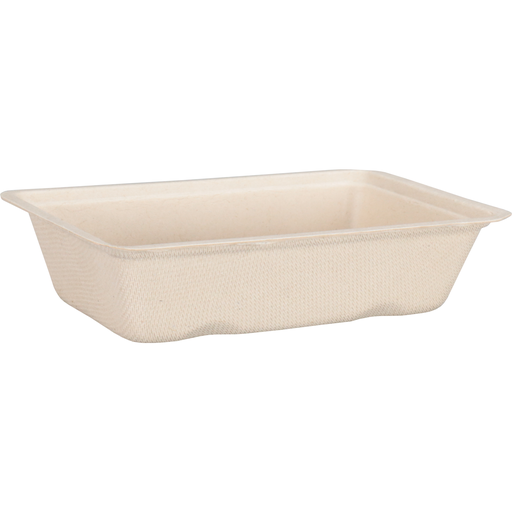 [521622] A9 Bagasse Sugarcane Snack tray (Bx=16x50Pcs)