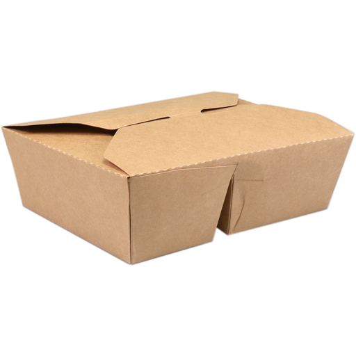 [521248] Biodore® Baking, Cardboard/PLA, 2-Box, Grinding Box, 168x138x51mm, Brown/ 50Pcs