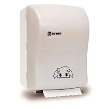 [800-White] WHITE Wave 'n Dry Dispenser