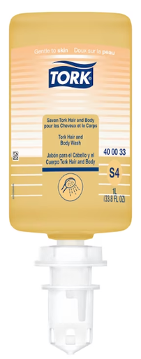 [400033] Tork Hair & Body Wash 1 liter (Bx=6each)