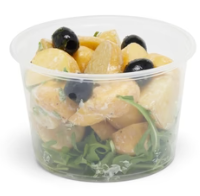 [DC16] 16 oz Clear Deli Container microwaveable sleeve 50 st