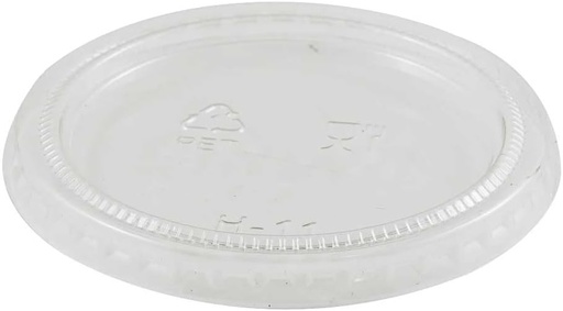 [ASL4/5] Clear Plastic Lids for 3.25 / 4 / 5.5oz Souffle Cups - 2500 pcs (Bx=25x100st)