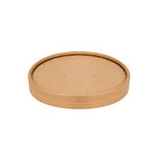 [SBD - DIA 115] AC-1216PFCL115-AJP..LID Soup Container - ..Kraft + PE coating DIA 115..1Box=10x50pcs