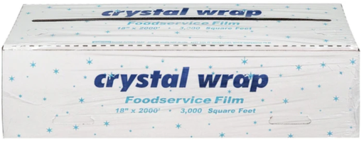 [FoodFilm182] All purpose food film plastic wrap 18" x 2000