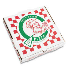 [Pizza box 12] Pizzabox 12"  Bundel 50stuks.  Standard print (possible with 3 color private logo.)