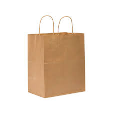 [BST-SAC-SP10612-K] BISTRO Kraft Bistro Shopping Bag 10"x7"x12" - 250/cs