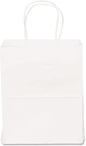 [WSB DG-84598] DG-84598..8X10 WHITE Tempo Shoppings Bags - 1cs / 250pcs