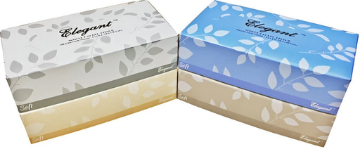 [PR-826-100] 2 Ply Facial Tissue 6.5"x8" pak van 100 sheets (Bx=30x100sheets)