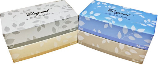 [PR-826-100] 2 Ply Facial Tissue 6.5"x8" pak van 100 sheets (cs=30 pak van 100sheets)