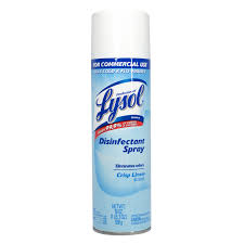[LYSOL- 19oz] LYSOL Disinfectant spray Crisp Linen 19oz. 12/1