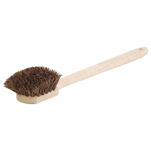 [JANI 4207] 20" Wood Utility Scrub Brush w/Palmyra Bristles