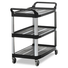 [RCP 409100 BLA] "Rubbermaid" Utility Cart BLACK